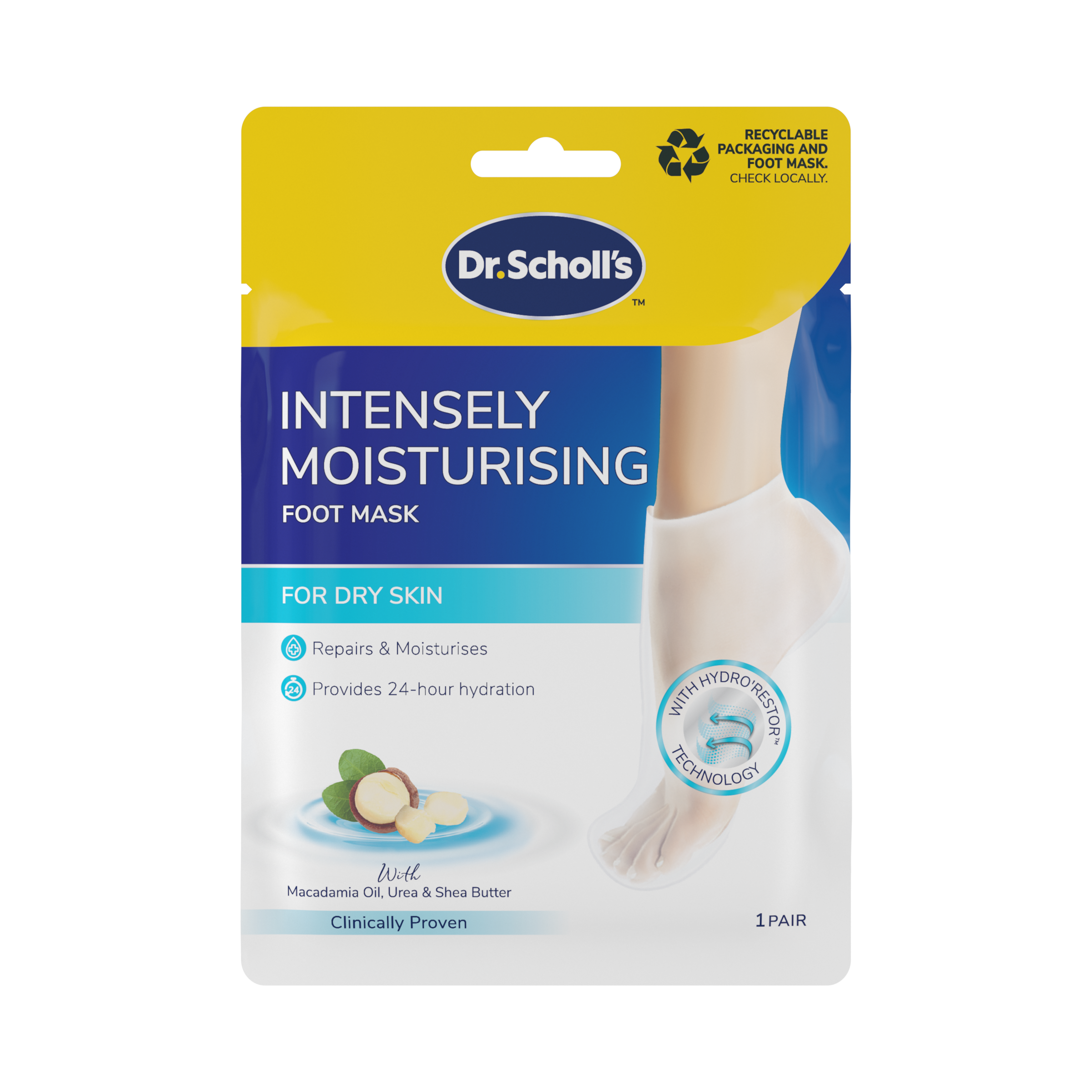 71-5011417575260_Intensely Moisturising Macadamia Foot Mask_Pouch_UK_Front.png