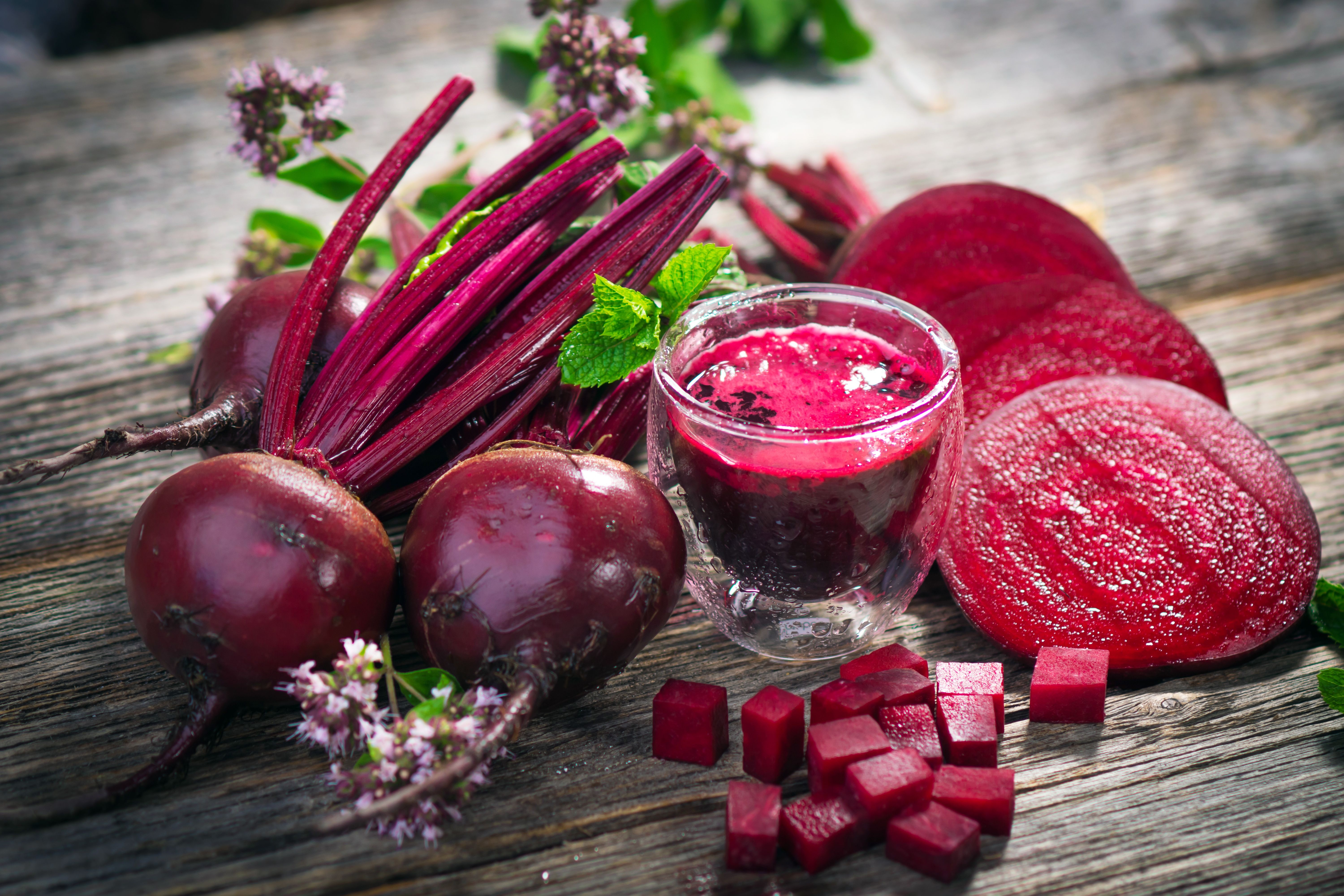 Beetroot Og Drykkur Á Vidarbordi