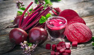 Beetroot Og Drykkur Á Vidarbordi