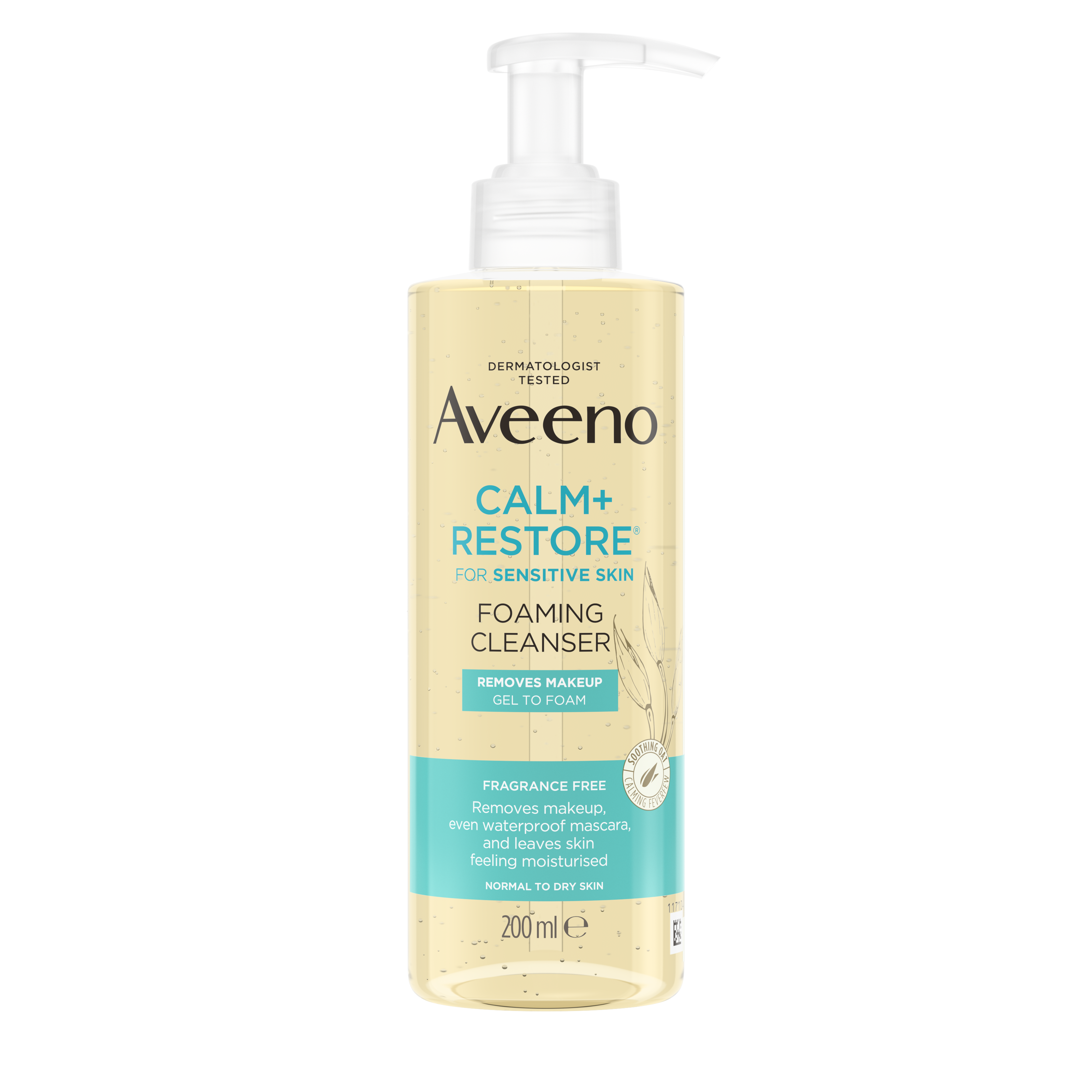 146294-228454M Aveeno CALM+RESTORE Foaming Makeup Removing Cleanser.png